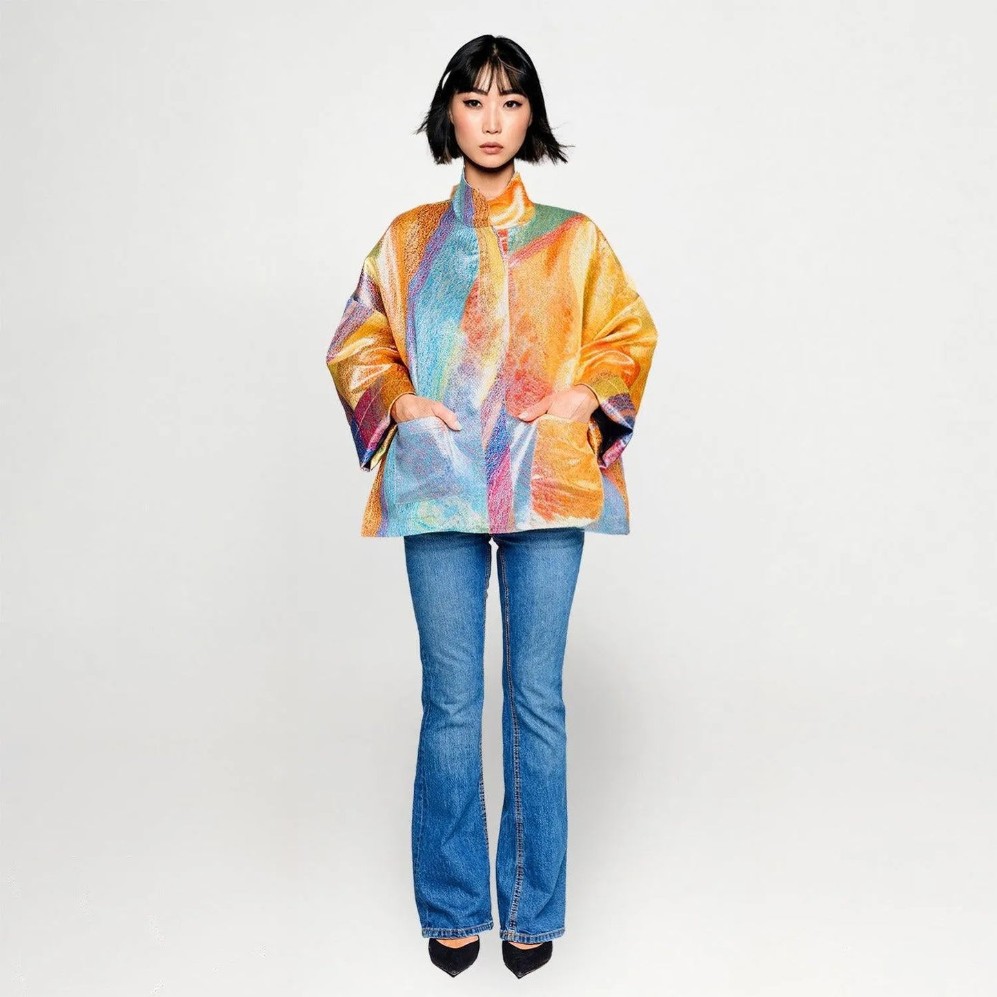 Square boxy Jacket kasthall printed