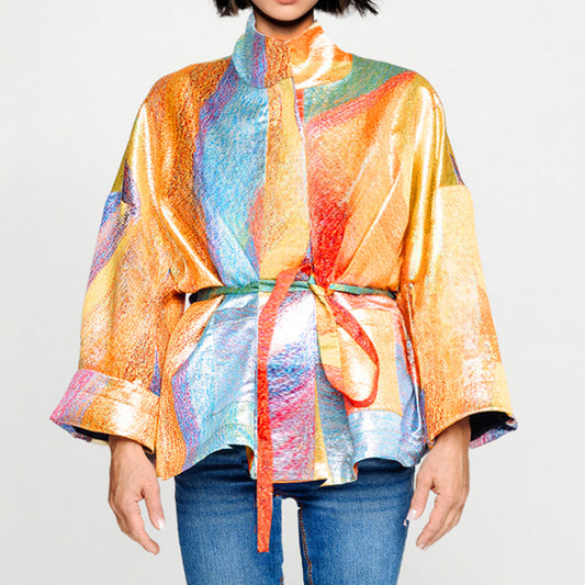 Square boxy Jacket kasthall printed