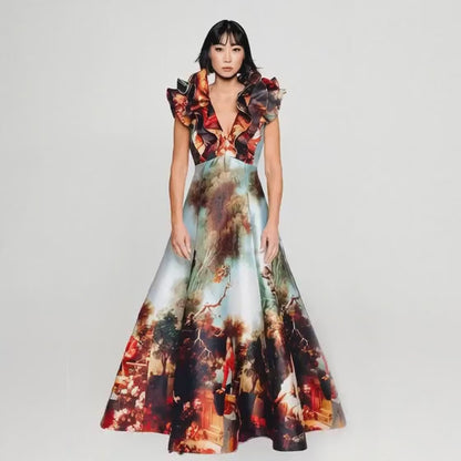 Butterfly Abendkleid - Garden Royal