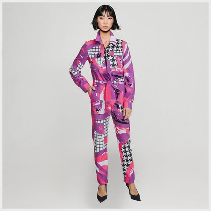 Jumpsuit - Arty Pink Purple
