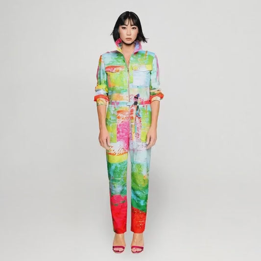 The Jumpsuit Everyone’s Talking About in mother print pants