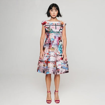 Midi Dress C - Stockholm Royal Pink