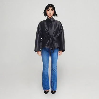 Boxy Jacket - Schwarz