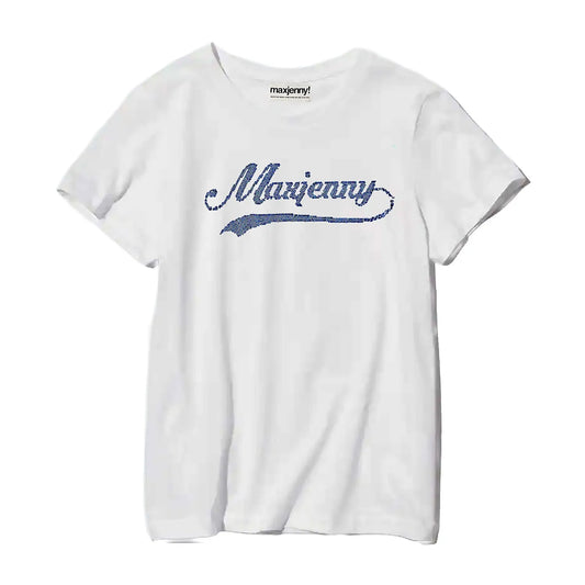 swarovski Print on rescued stock T-shirt Maxjenny swoosch 12