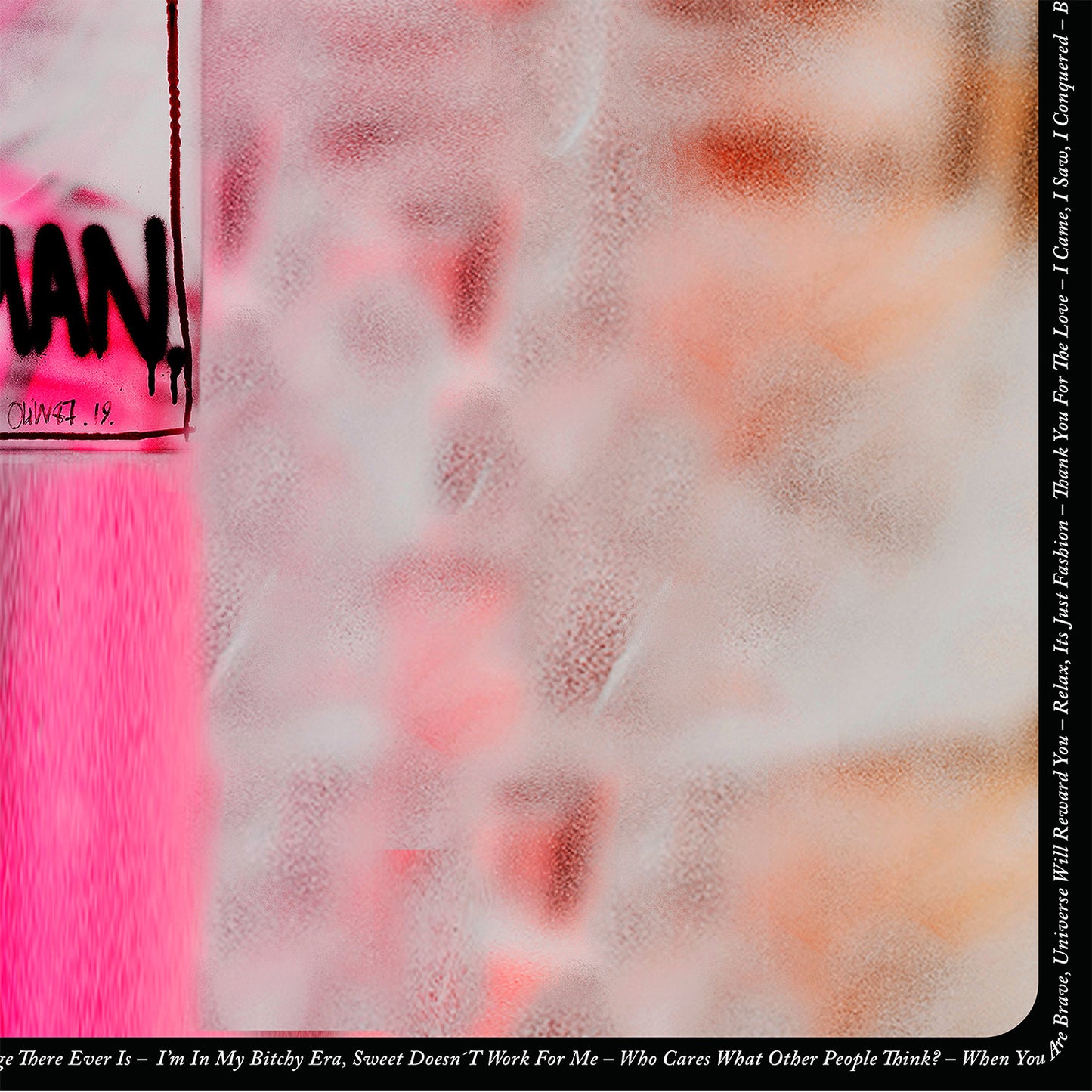 Sjal – pink orange 67x67 | maxjenny!