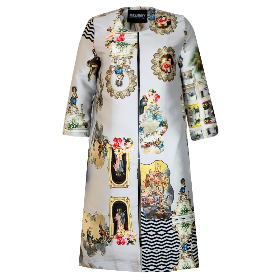 Sicily Dirty White Occasion Coat